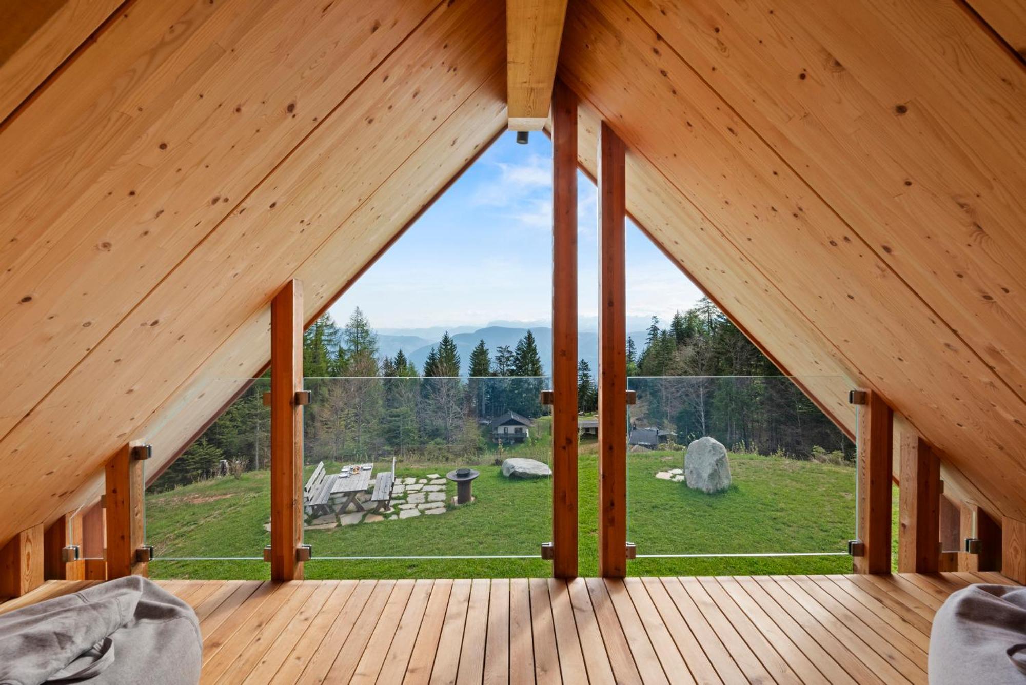 New Opening "Sissi Chalets" - Unique Luxury Hideaway With Mountain View & Sauna Mendola ภายนอก รูปภาพ